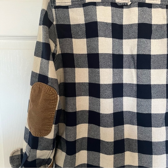 ROOT’s Heavy Flannel Shirt with elbow patch , Sz M - Picture 3 of 8